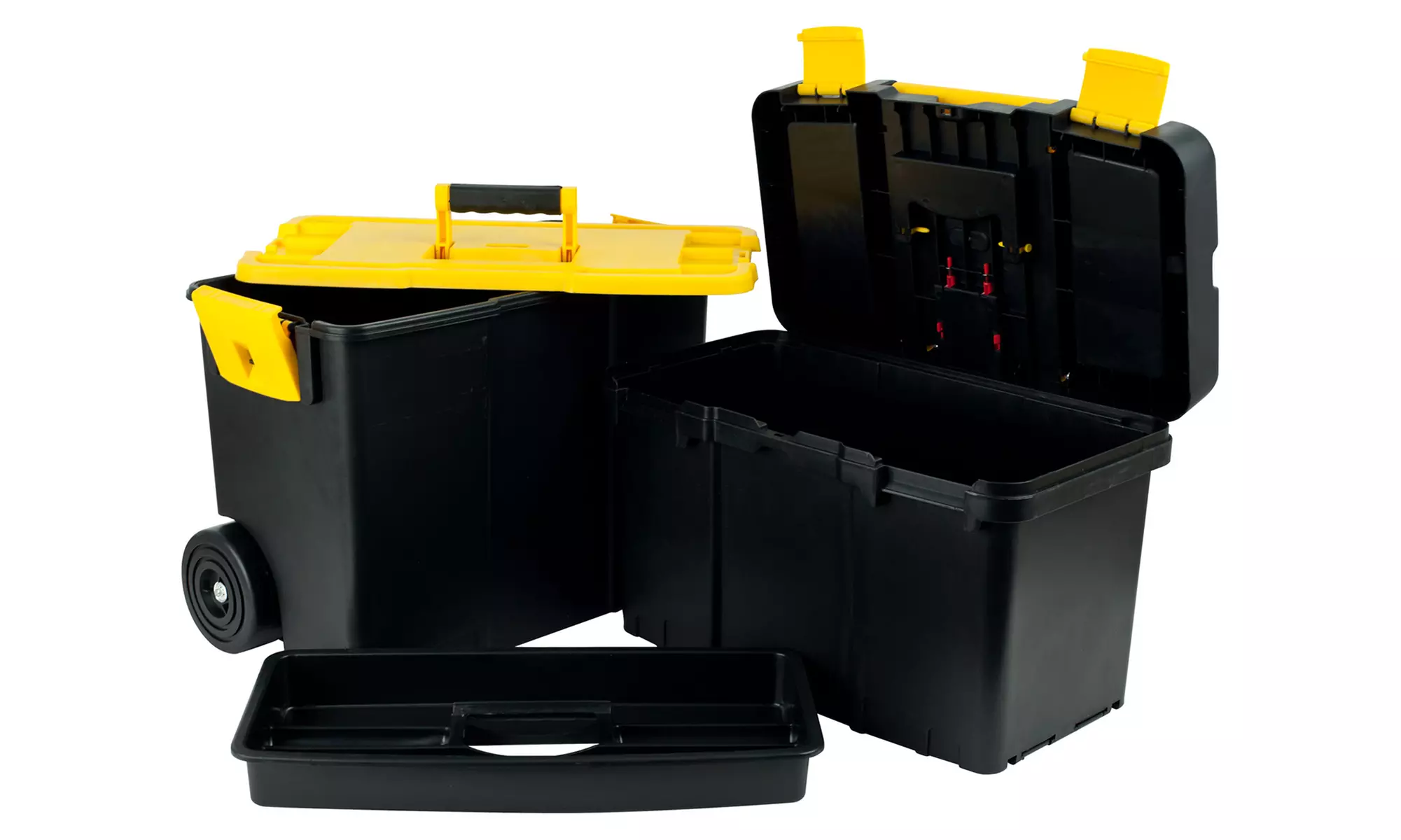 Stalwart Stackable Mobile Tool Box with Wheels - Second Medium