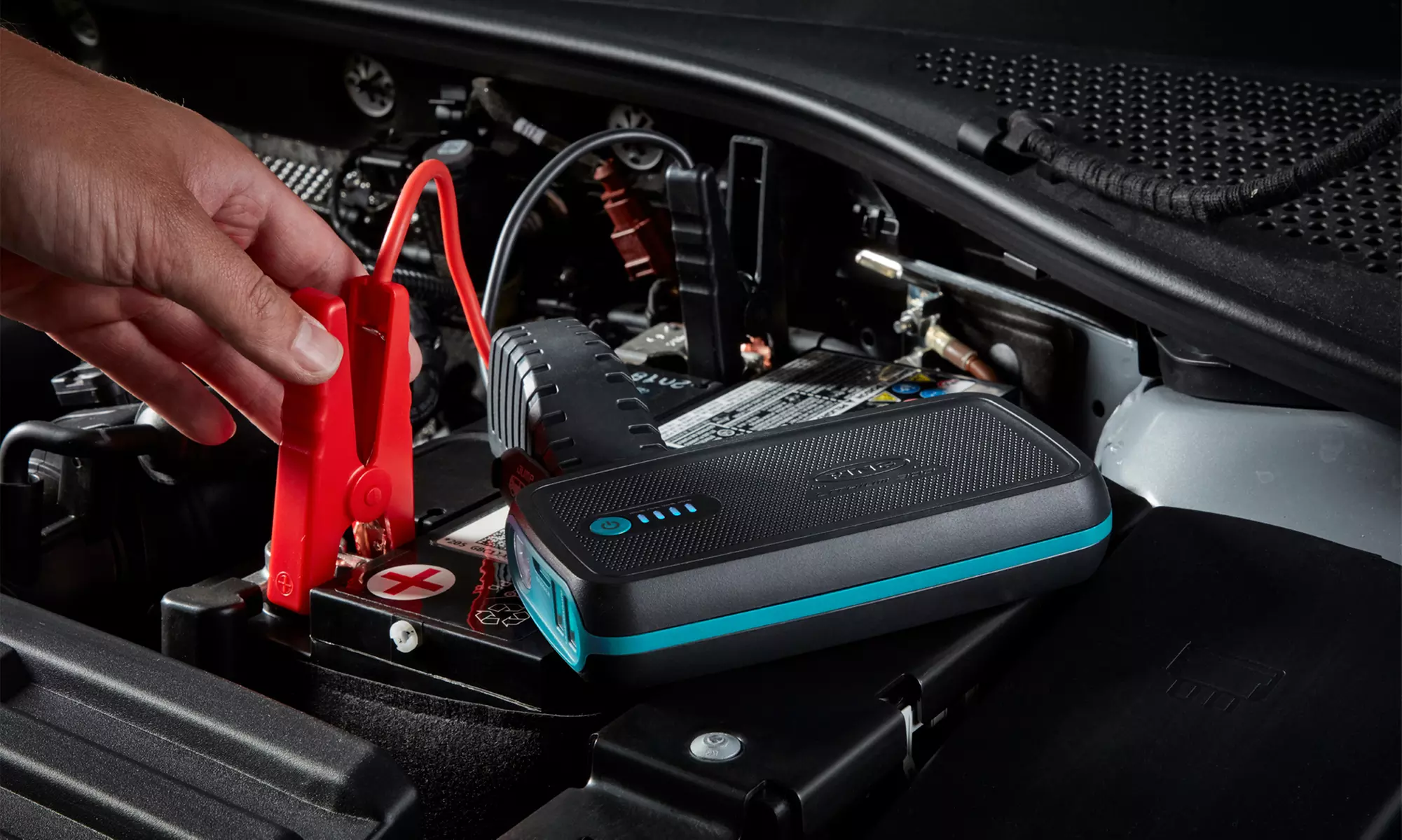 RING Booster de Démarrage Portable Compact Haute Puissance pour voitures/véhicules avec pinces intelligentes - Primary Image