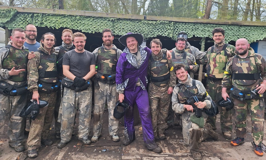 Image 1: Half Day Paintballing Session with 100 Paintballs Each