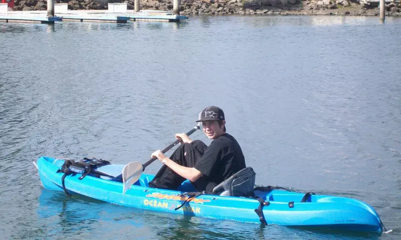 Single Person or Double Kayak, Paddle Boat, or Stand-Up Paddleboard Rental at Hopper Boat Rentals(Up to 33% Off) - Primary Image