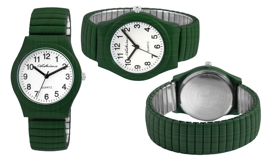 Image 26: 1 ou 2 montres analogiques 3 aiguilles pour femmes de la marque Adrina