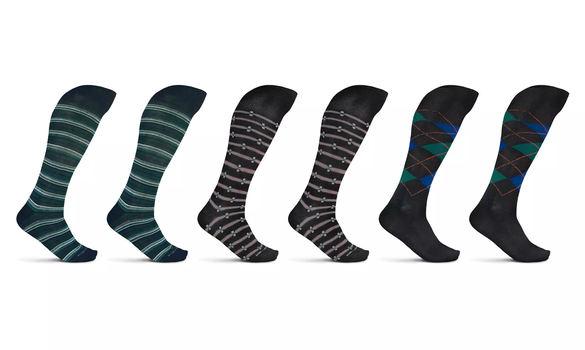 Set di 6 paia di calzini da uomo Marina Yatching, disponibile in 3 modelli - Primary Image