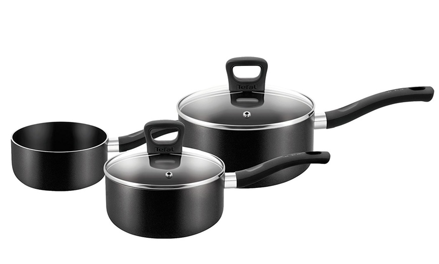 Image 1: Tefal Signature 3-Piece Pan Set