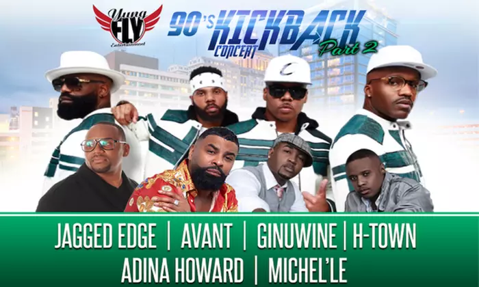 90's Kickback with Jagged Edge, Avant, Ginuwine, and More on March 12 at 8 p.m. - Primary Image