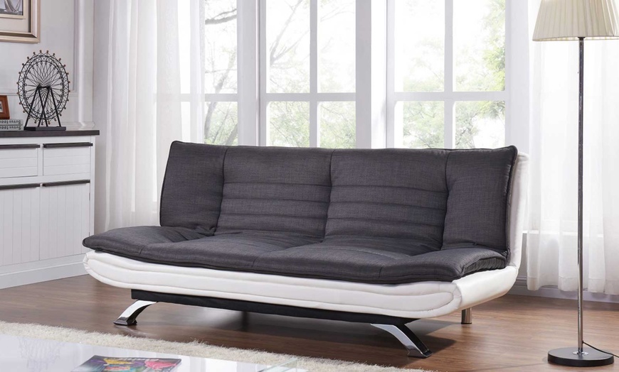 Image 2: Michigan Three-Seater Sofa Bed