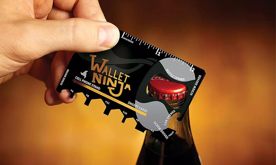 1x, 2x, 3x oder 4x flache Multi Werkzeug (18 in 1) für die Brieftasche - Primary Image