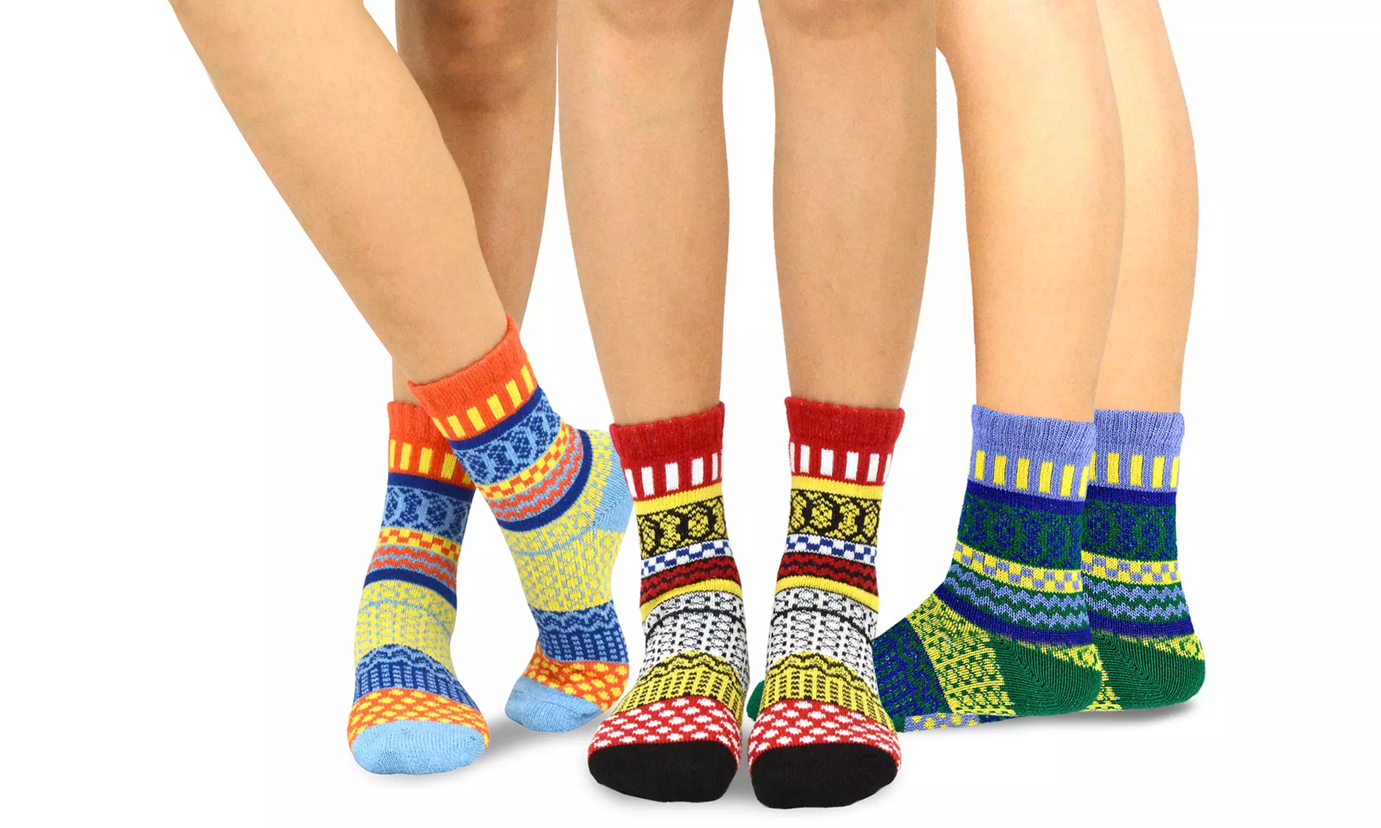 TeeHee Women's Winter Crew Socks (3-Pack) - Primary Image