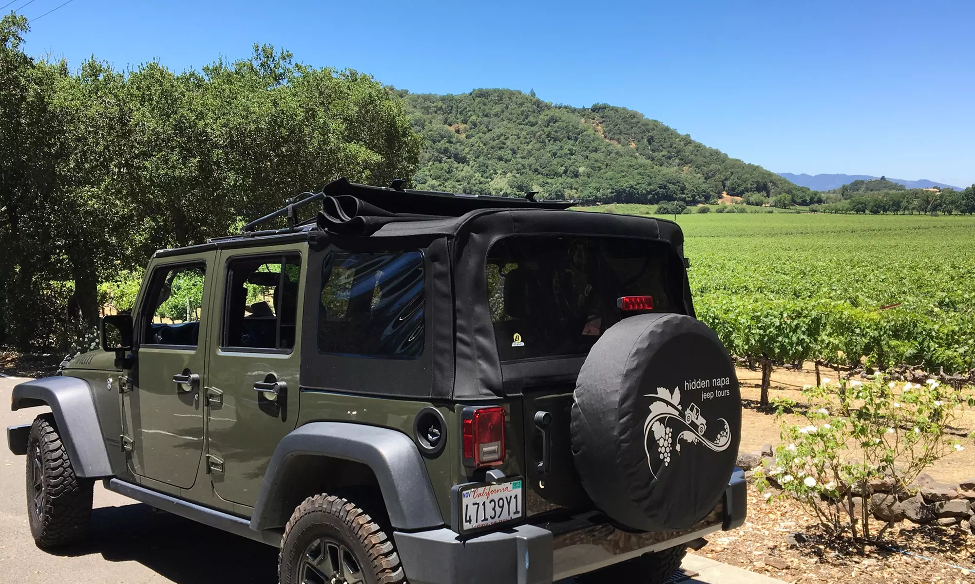 $319 for Six-Hour Private Winery Jeep Tour for Up to Four People from Hidden Napa Jeep Tours ($390 Value) - Primary Image