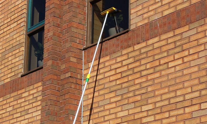 10ft Water-Fed Telescopic Window Cleaning Pole | Groupon Goods