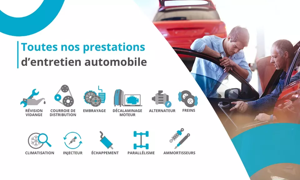 Bon d'achat IdGarages pour prestations sur tous les types de véhicules