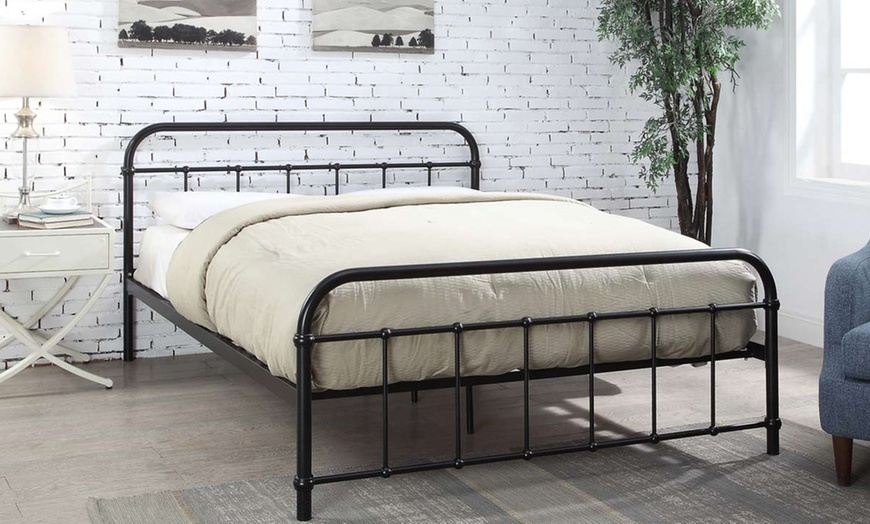 Image 1: Henley Metal Hospital-Style Bed