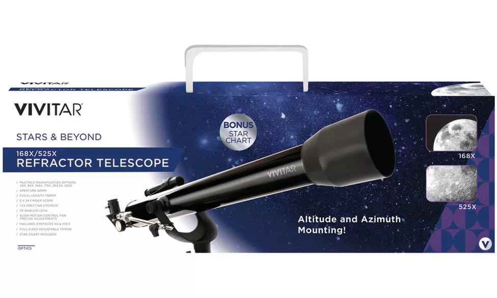 Vivitar 168x/525x Telescope With Full Size Tripod - Second Medium