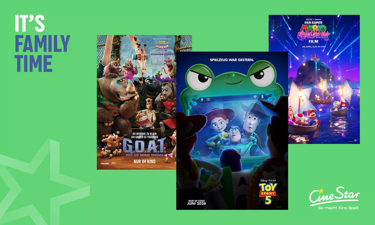 Sichere dir jetzt deine CineStar Kinotickets