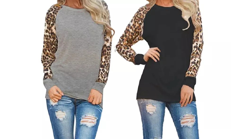 Top bicolore léopard - Second Medium