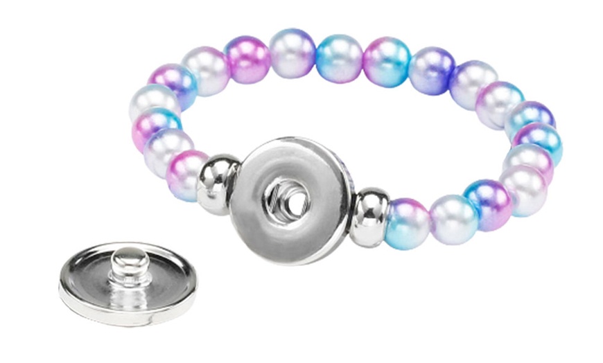 Image 8: Girls Unicorn Beads Bracelets