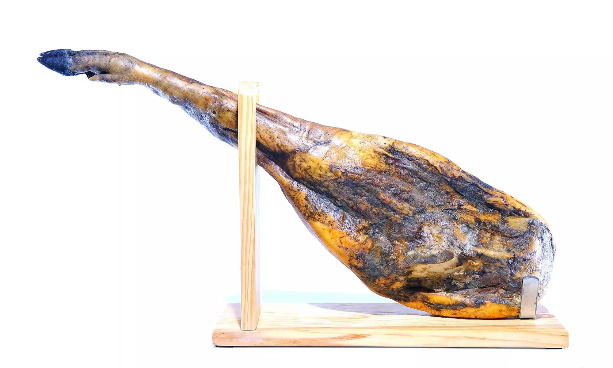 Panier garni avec 50 g de caviar "Royal Baerii", 200 g de foie gras de Dordogne et 5 kg de jambon ibérique "Cordoba" - Second Medium