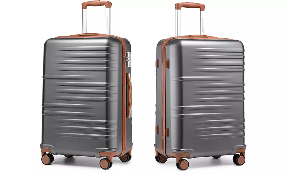 KONO Up to Three Hard Shell Suitcases With TSA Locks