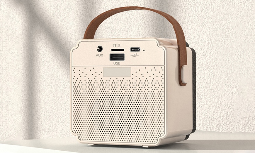 Image 2: Mini karaoke-set met 2 microfoons en speaker