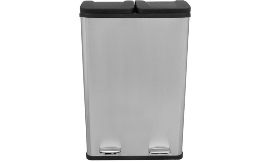 Image 2: Dual Pedal Bin 60L