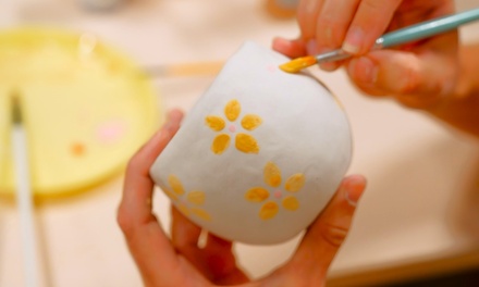 Para 1 persona: Taller de cerámica iniciación con bebida - Clay Capsule