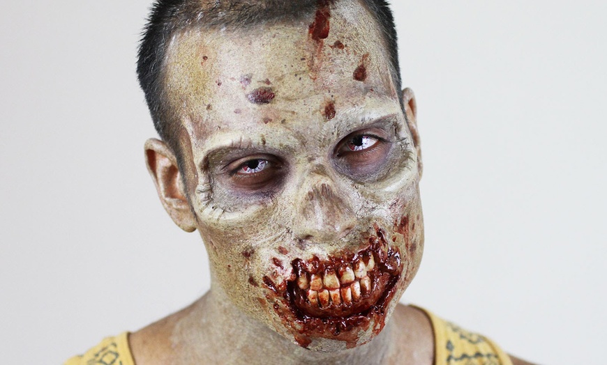 Image 2: Kit makeup zombie