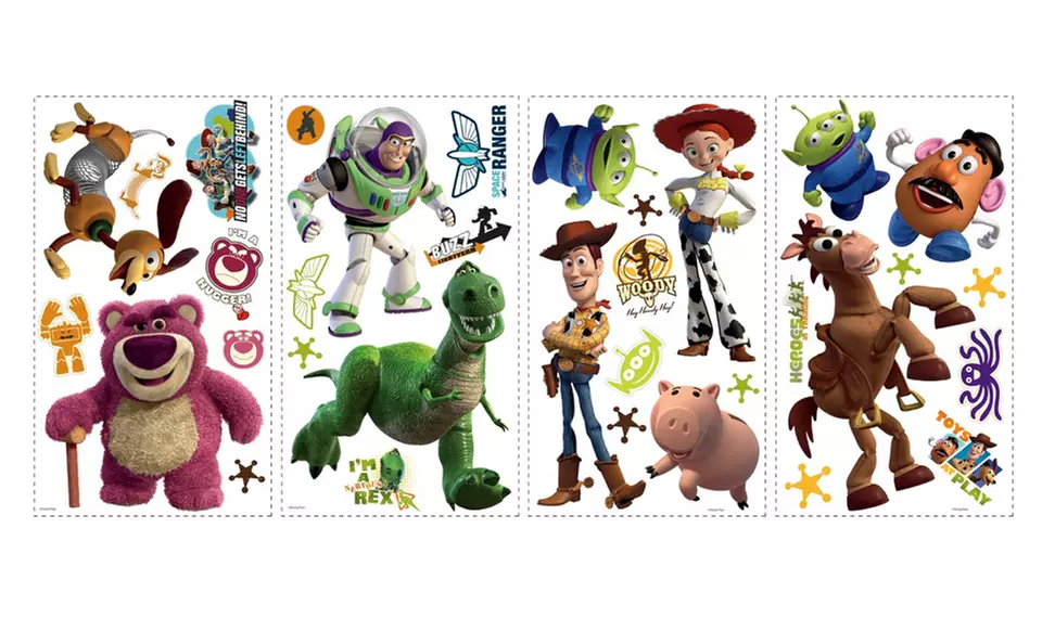 Toy Story 3 Glow-In-the-Dark Wall Decals or Customizable Toy Story Buzz Wall Decals - Second Medium