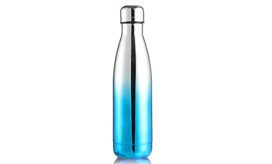 Image 6: Reusable Metallic Water Bottle