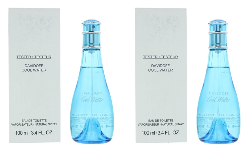 Image 3: Davidoff Cool Water Eau de Toilette 100ml with free fragrance sample