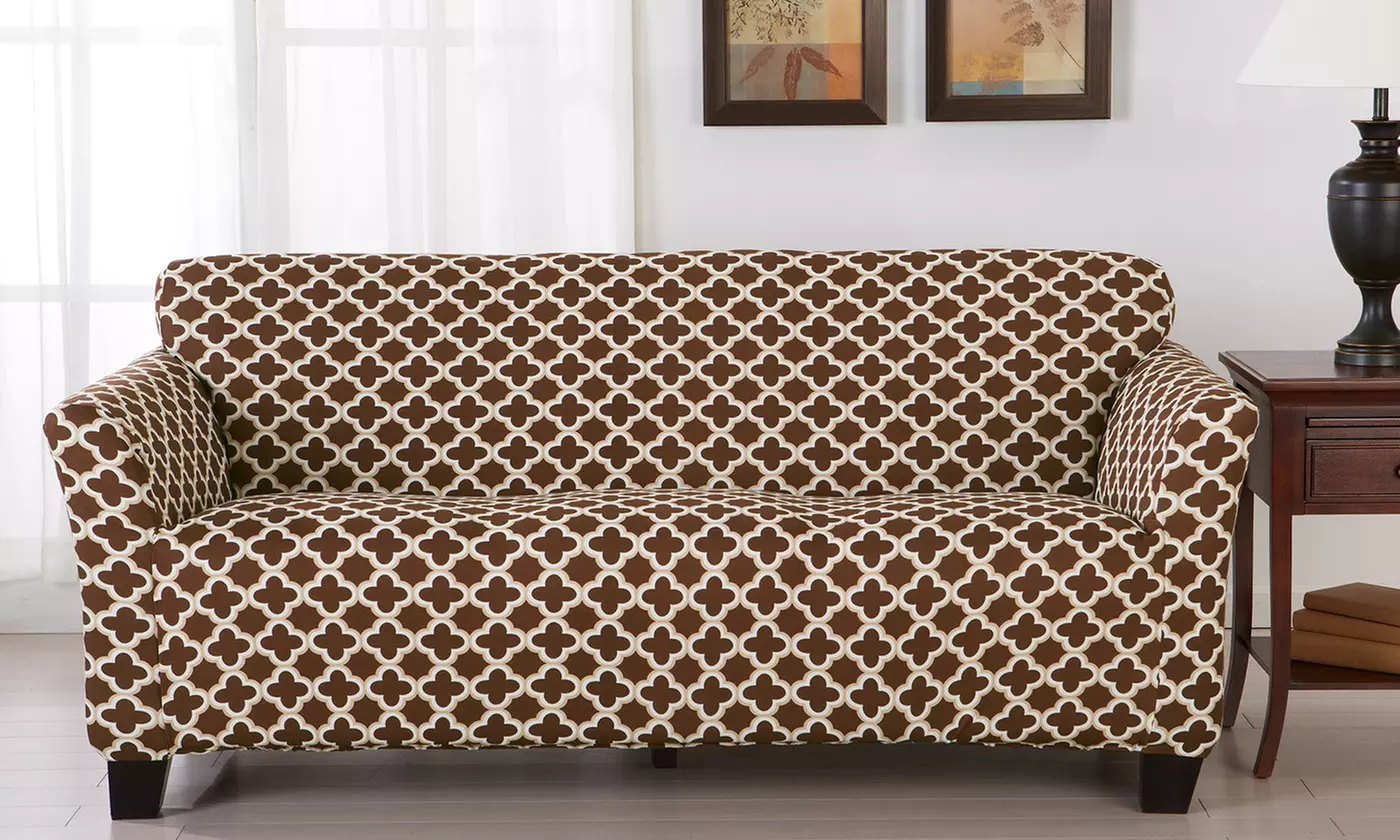 Strapless Form-Fitting Deluxe Slipcovers - Primary Image