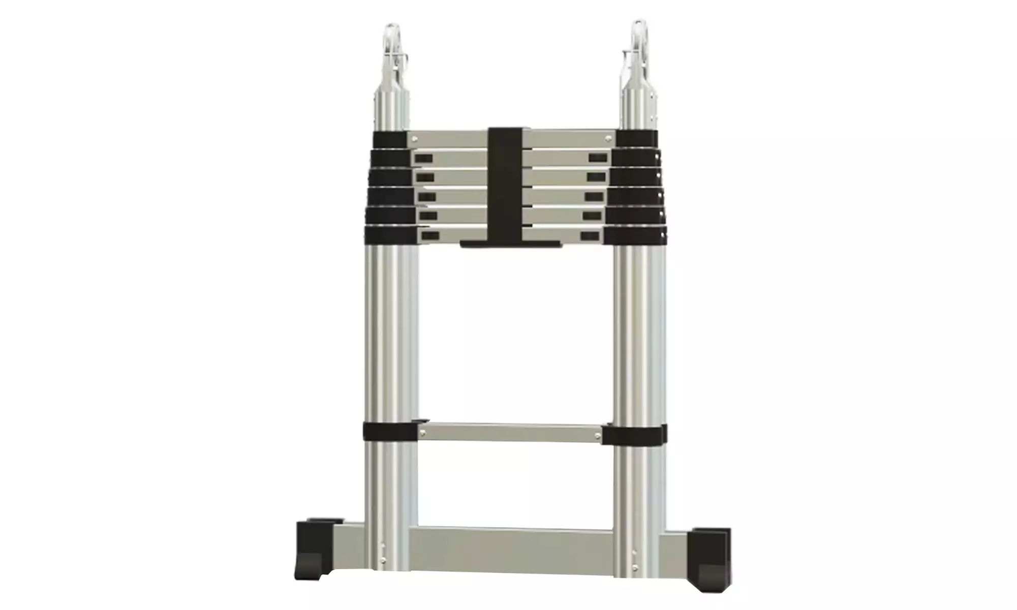 Échelle télescopique en aluminium rétractable de Herzberg