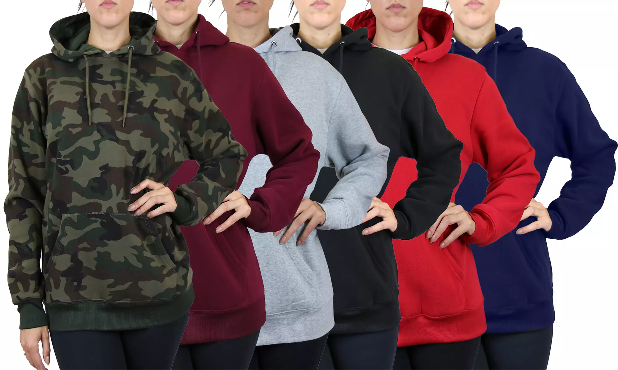 Women's Loose-Fit Pullover Hoodie. Plus Sizes Available - Primary Image