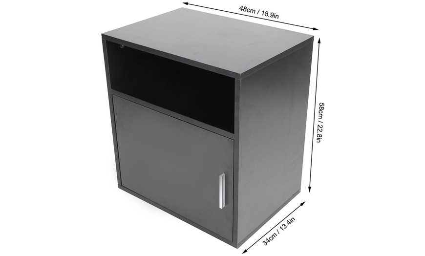 Image 10: MDF Mobile File Cabinet