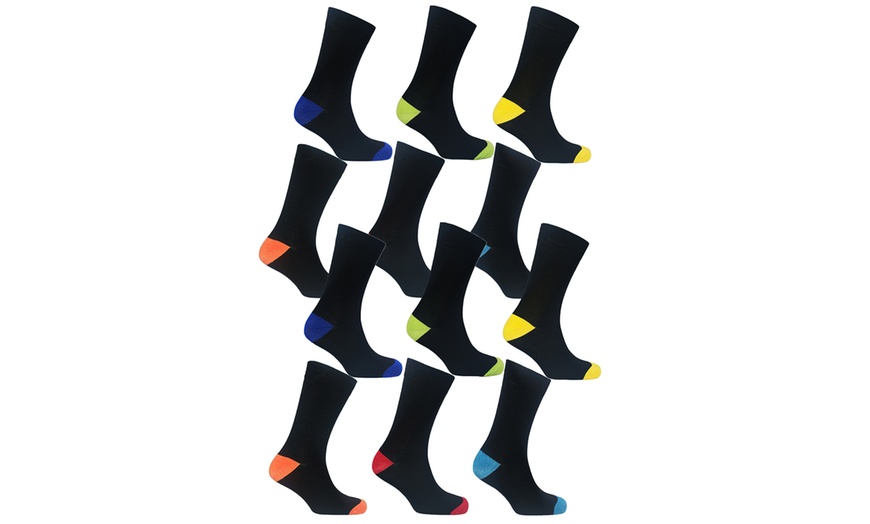 Image 6: 12-Pack of Men's Design Socks