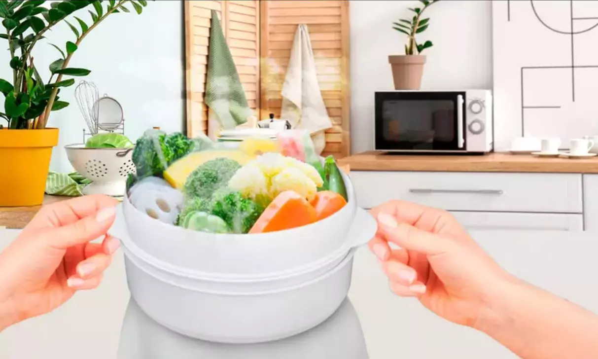 1 o 2 vaporizzatori per microonde per cottura a vapore - Primary Image