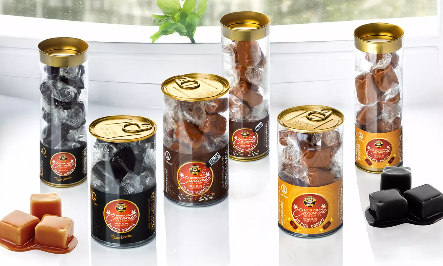 Rich & Smooth Butter Cream Caramel Toffee Infused with Organic CBD from Kangaroo