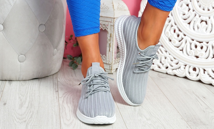 Image 10: Women's Knit Trainers