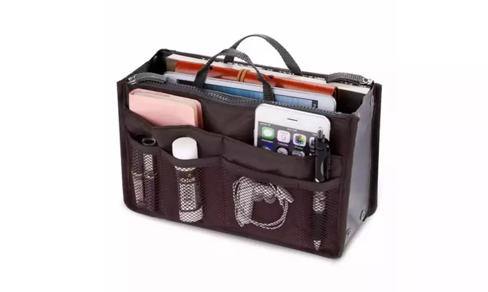 1 o 2 borse organizer da viaggio per cosmetici