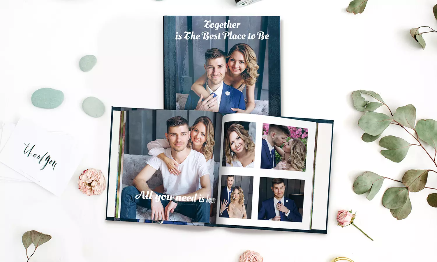 One, Two or Three 20cm x 20cm Hardcover Photobooks from Printerpix