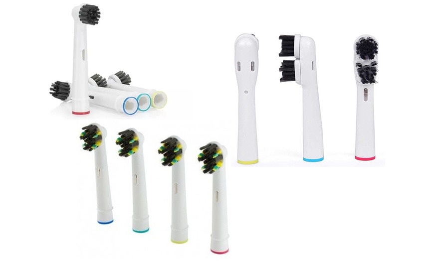 Image 2: Charcoal Toothbrush Heads Compatible with Oral-B