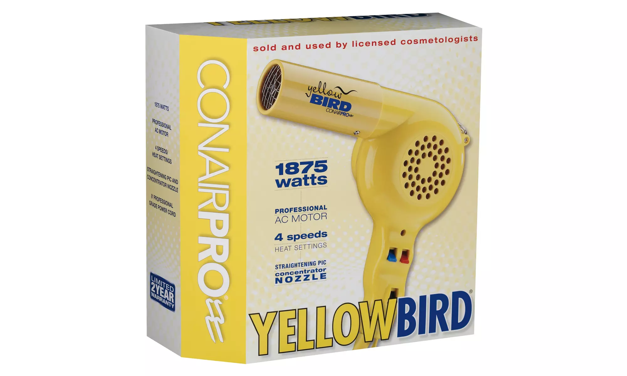 Conair Pro Yellowbird Hair Dryer - Second Medium