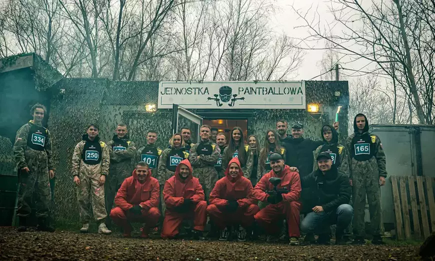 Paintball dla nawet 10 osób ze sprzętem, kulkami i więcej