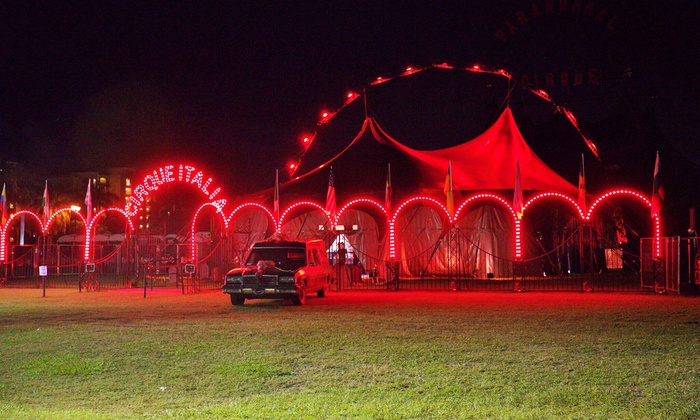 Paranormal Cirque Seating Chart