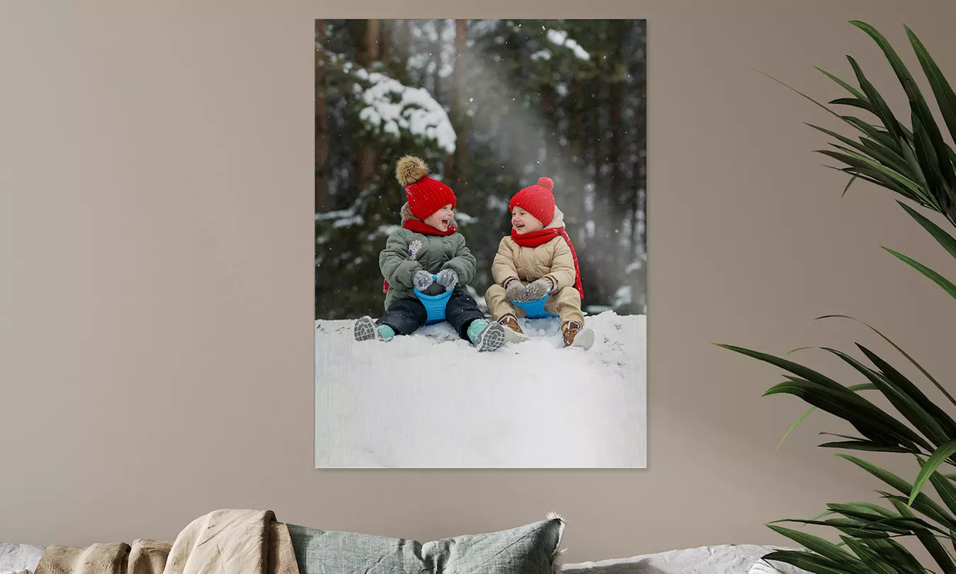 Jouw foto op wit aluminium voor aan je muur