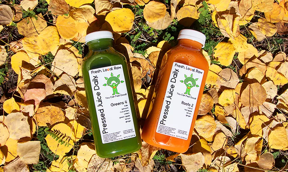 Cold-Press Organic Juice Cleanses or Gift Cards at Pressed Juice Daily  (Up to 34% Off). Four Options Available. - Primary Image