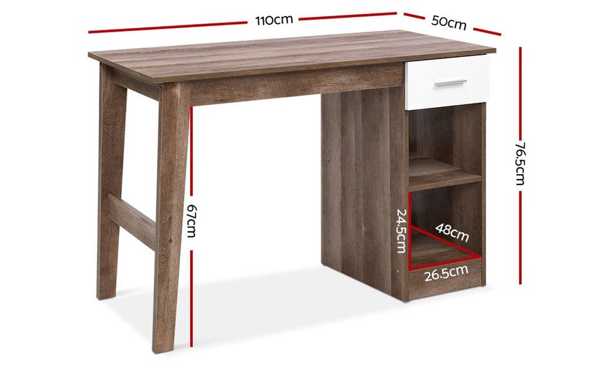 Image 3: Scandinavian-Style Desk