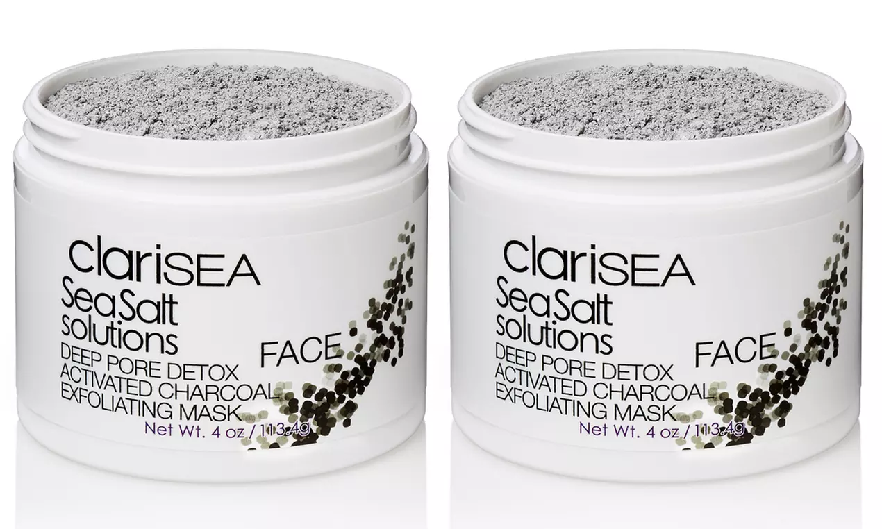 clariSEA Deep-Pore Detox Activated Charcoal Exfoliating Mask - Primary Image