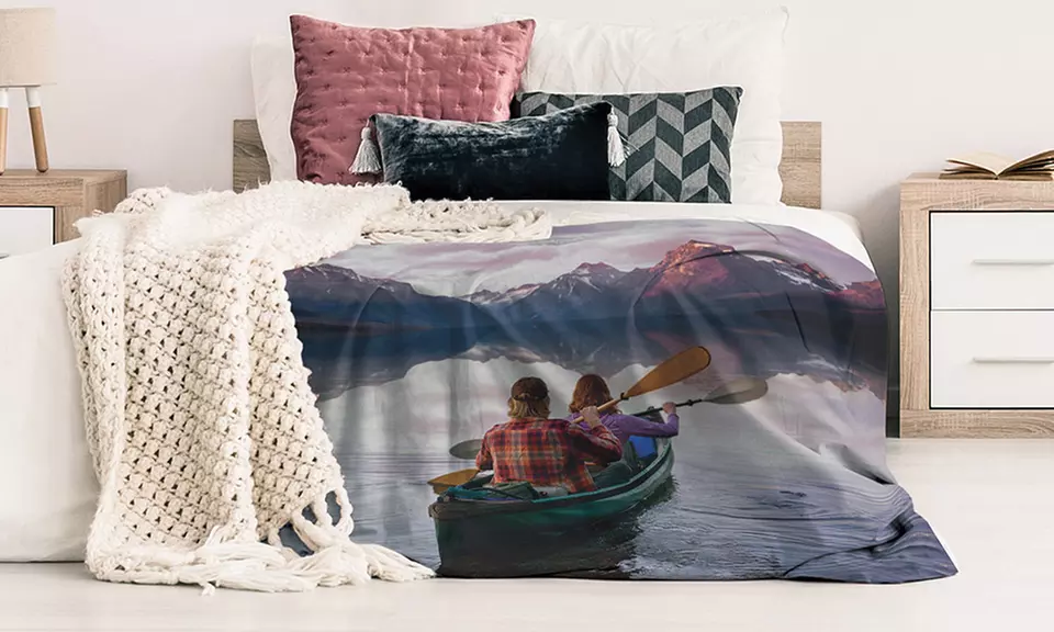 Forro polar o manta con imagen personalizable con Photo Gifts