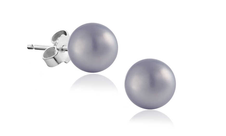 Image 7: Pearl Studs Set