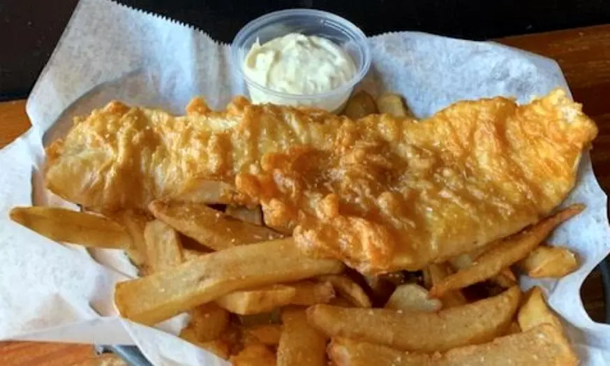 1 or 2 Orders of Fish & Hand-Cut Chips w/ Tartar & Beer for Takeout at The Anchor Fish & Chips - Primary Image