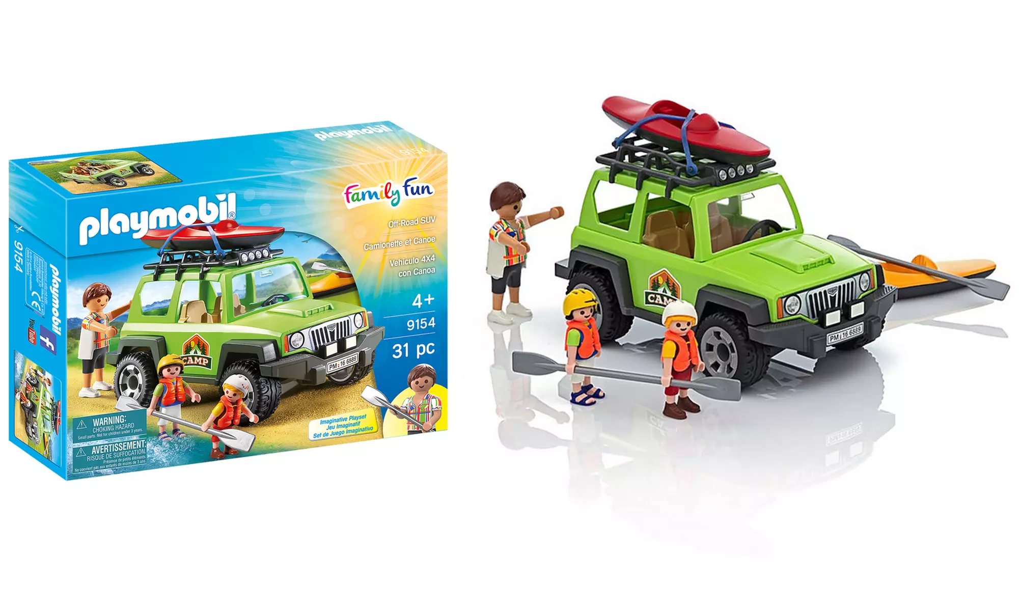 Playmobil Family Fun Off-Road SUV Play Set (31-Piece) - Primary Image